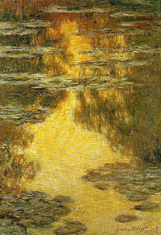 Claude Monet nackrosor France oil painting art